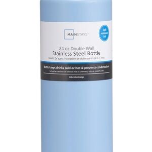 Mainstays Blue Stainless Steel Bottle